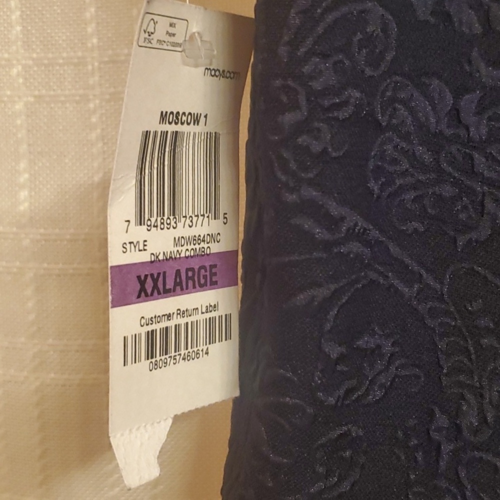 Bar III Navy DRESS WOMENS SIZE XXL Blue Pleated Skirt Lightweight Sleeveless - Picture 8 of 16